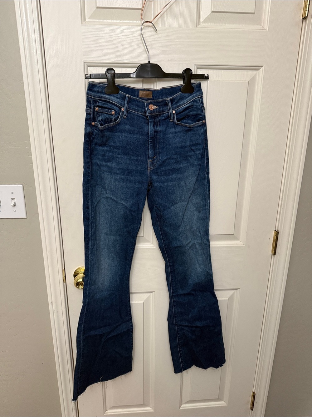 MOTHER Dark Indigo Flare Jeans